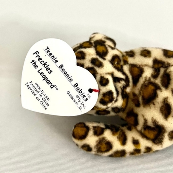 Freckles the  Leopard - TY Teenie Beanie Baby - Picture 5 of 8